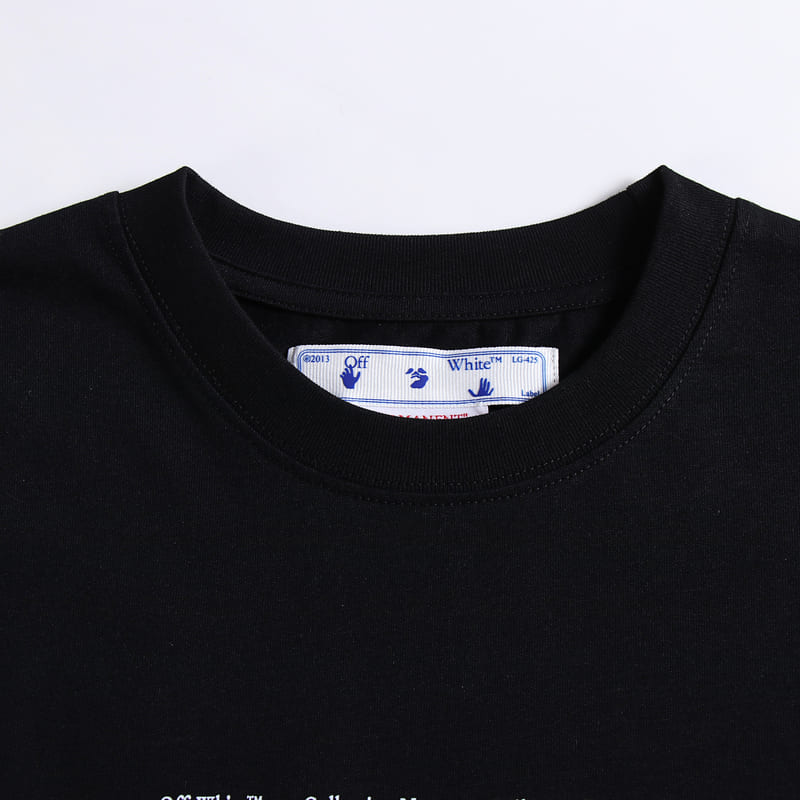 Playera Off-White Black Arrow Painted Cotton Jersey