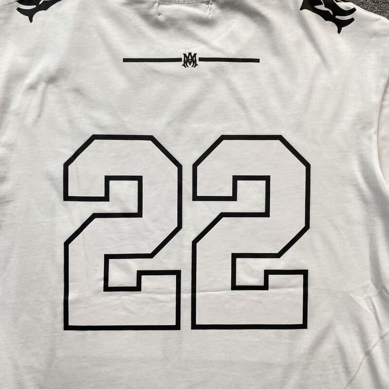 Playera Amiri 22 SKATER Blanco