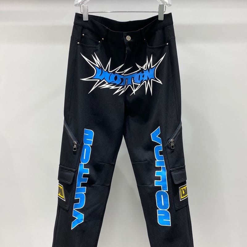 Pantalón Louis Vuitton Printed Denim