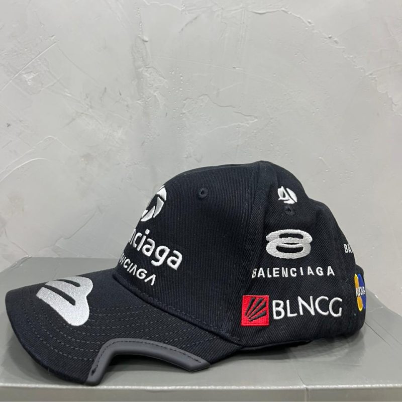 Gorra Balenciaga Racer Cotton Drill Black