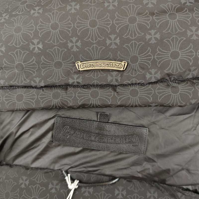 Chamarra Chrome Hearts Monogram Print Puffer Black
