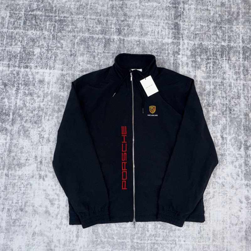 Chamarra Aimé Leon Dore x Porsche Nylon Track Black