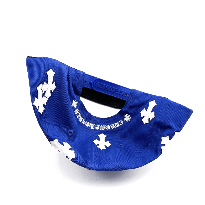 Gorra Chrome Hearts Cross Patch Azul