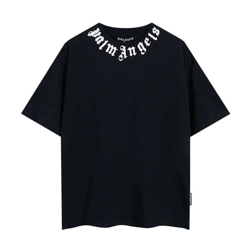 Playera Palm Angels Neck Logo Black