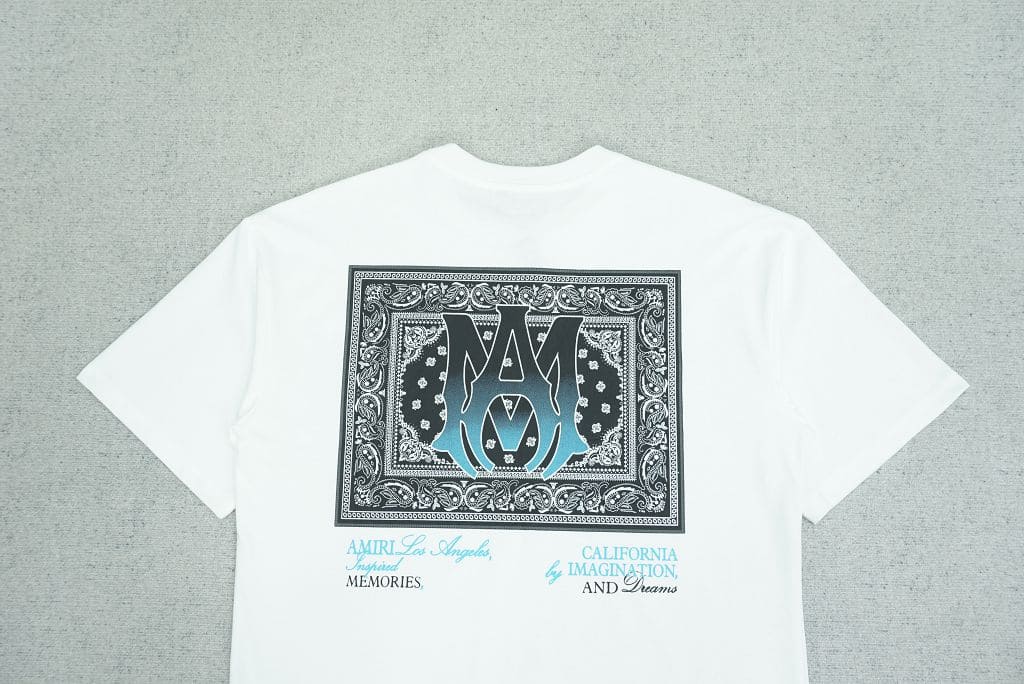 Playera Amiri Ma Bandana White
