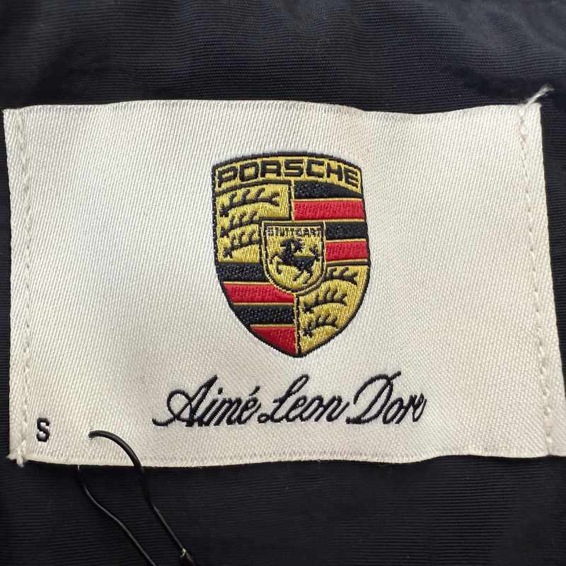 Chamarra Aimé Leon Dore x Porsche Nylon Track Black