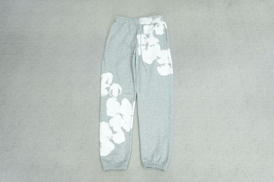 Pantalón Denim Tears Big Cotton Wreath Grey