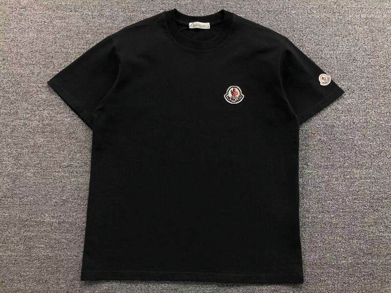 Playera Moncler Logo Preta