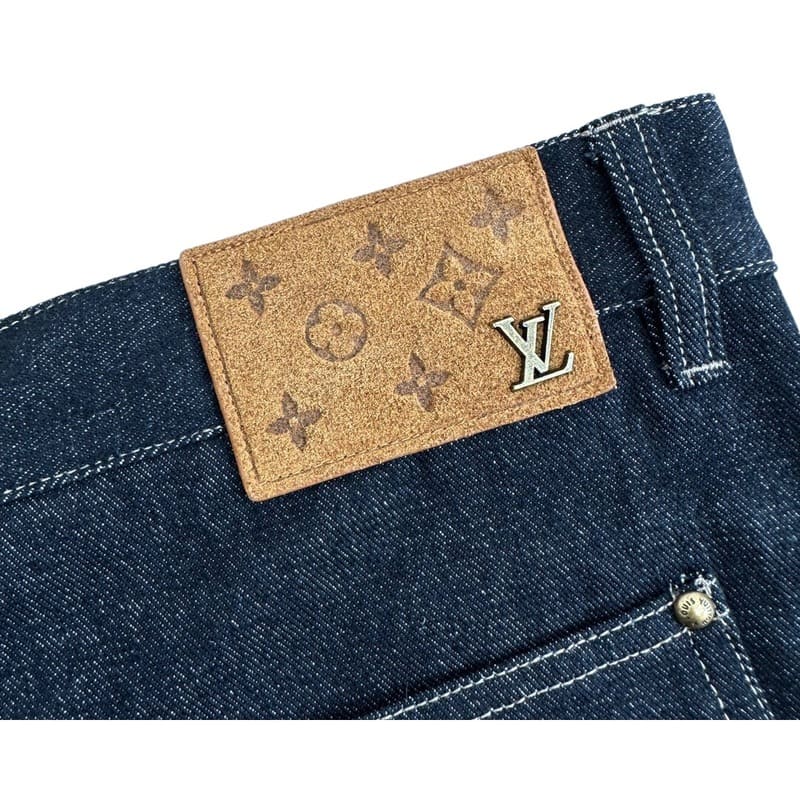 Pantalón Louis Vuitton Monogram Flower Denim