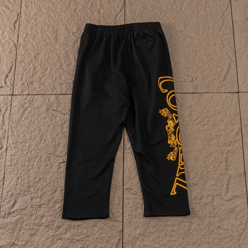 Conjunto Corteiz Superior Royale Negro/Amarillo