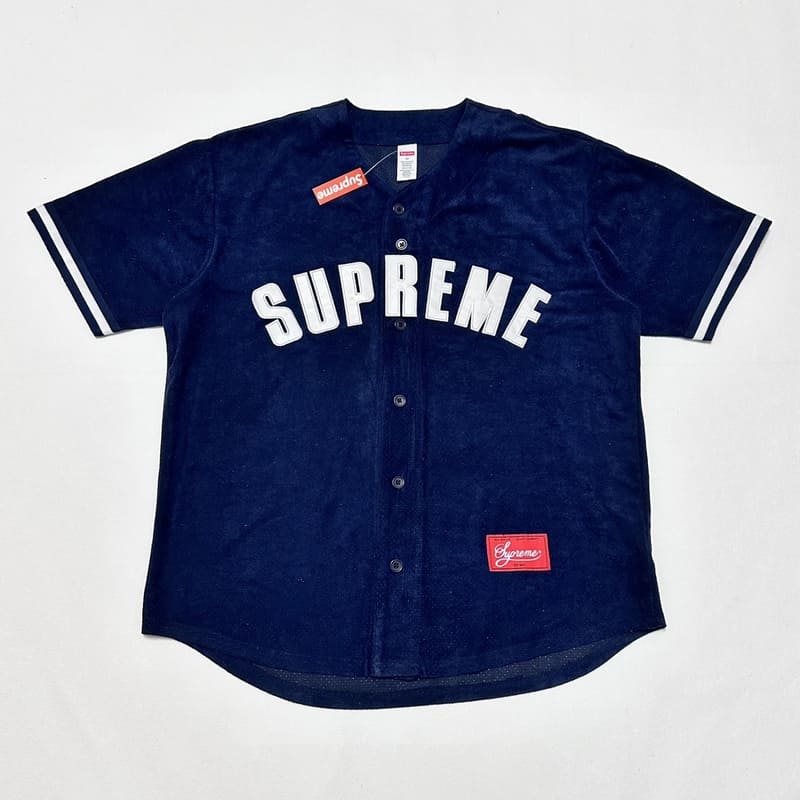 Playera Supreme Ultrasuede Mesh Baseball Azul