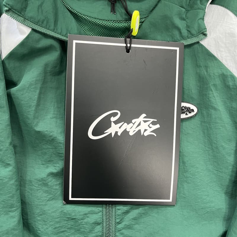 Chamarra Corta Vento Corteiz Verde Blanco