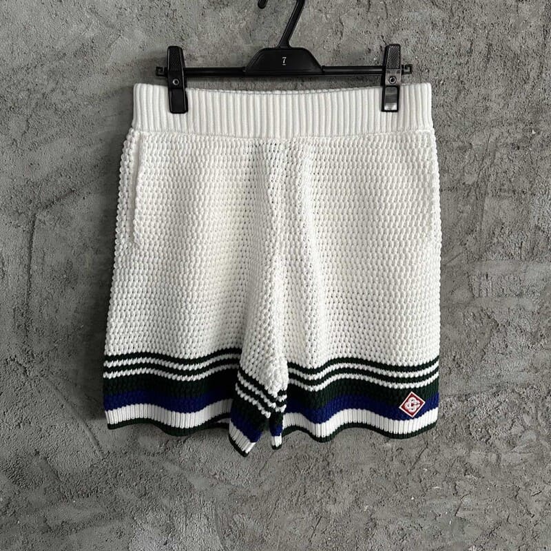 Conjunto Casablanca Crochê Blanco y Azul
