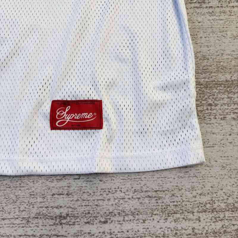 Playera Supreme Jersey Bones Football White