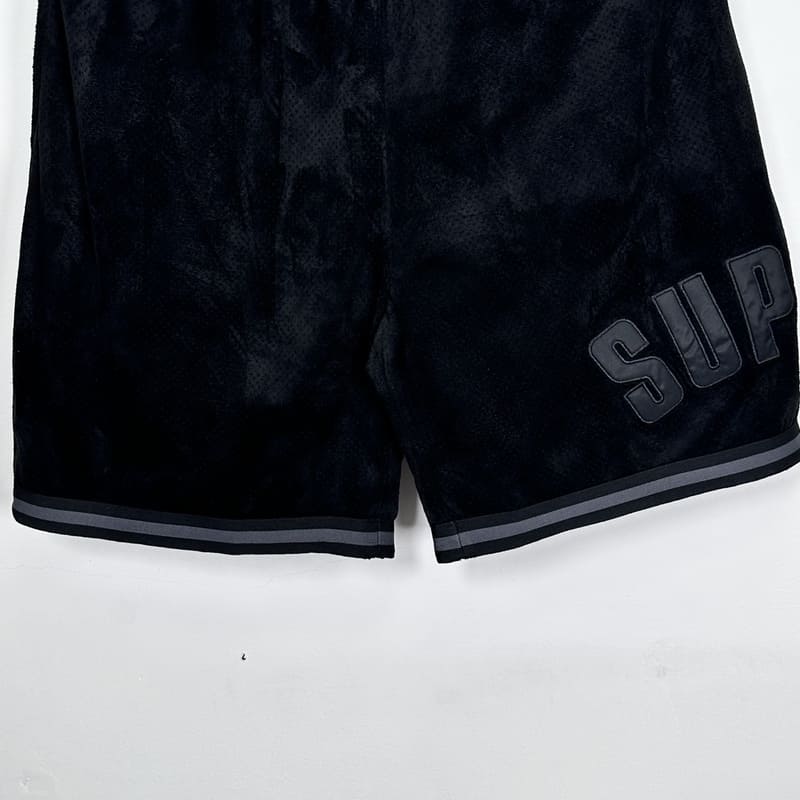 Shorts Supreme Ultrasuede Negro