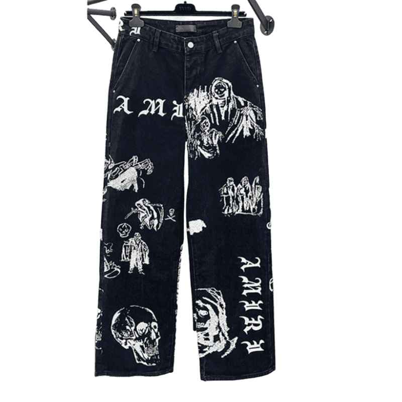 Pantalón Amiri Jeans Preta