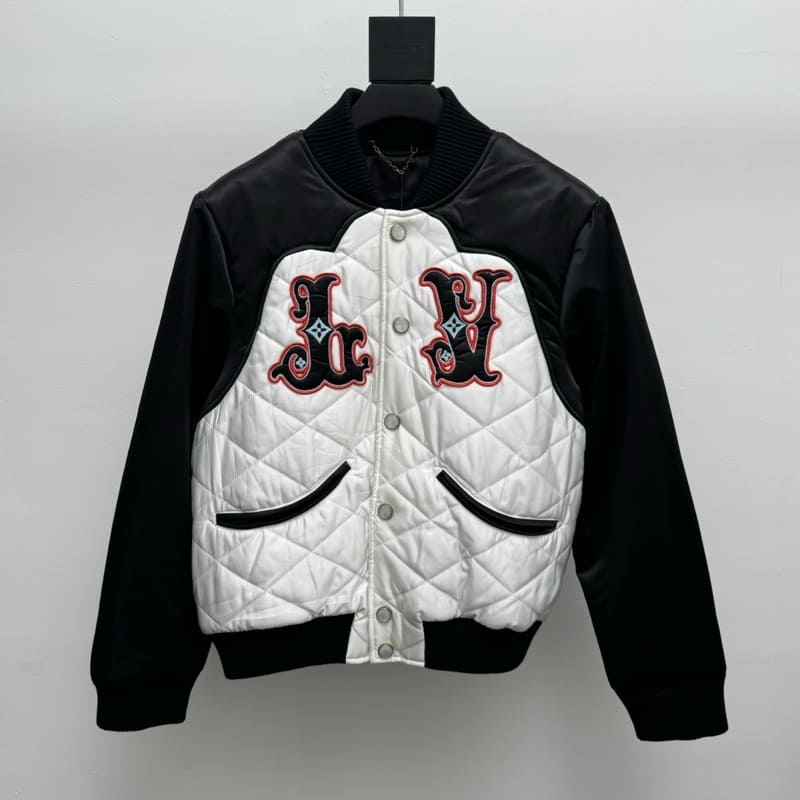 Chamarra Bomber Louis Vuitton Bicolor Satin