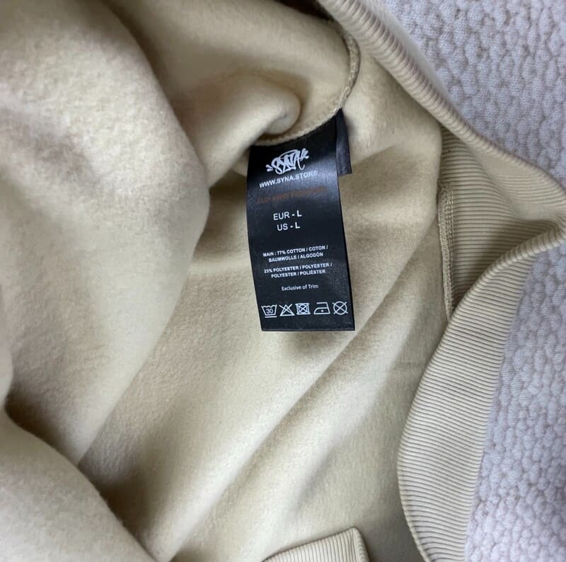 Conjunto Synaworld Pipe Hoodie & Shorts Beige