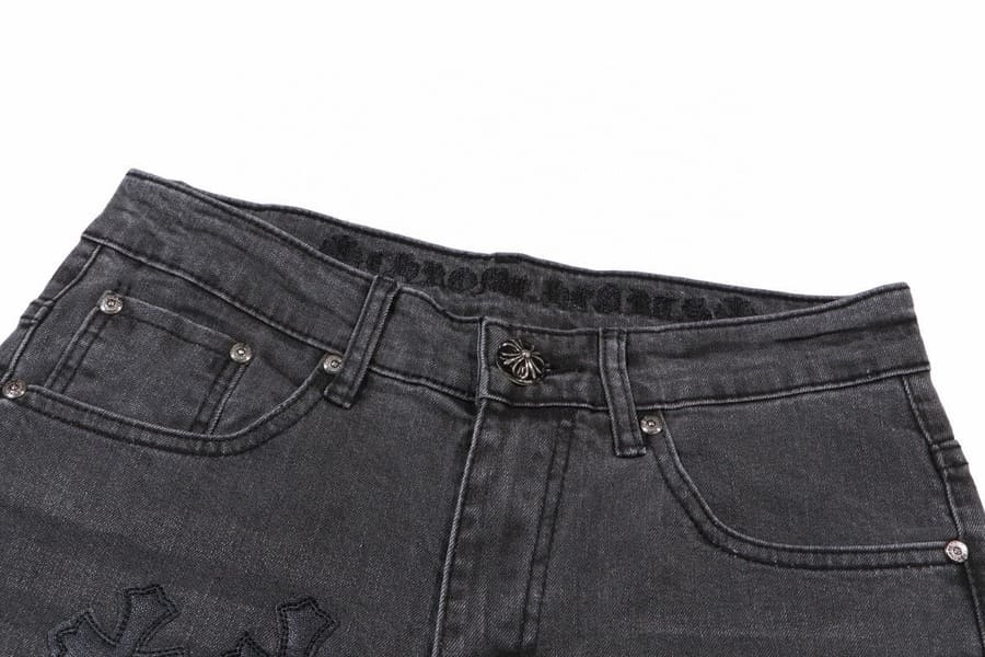 Pantalón Chrome Hearts Jeans Cross Patches Black
