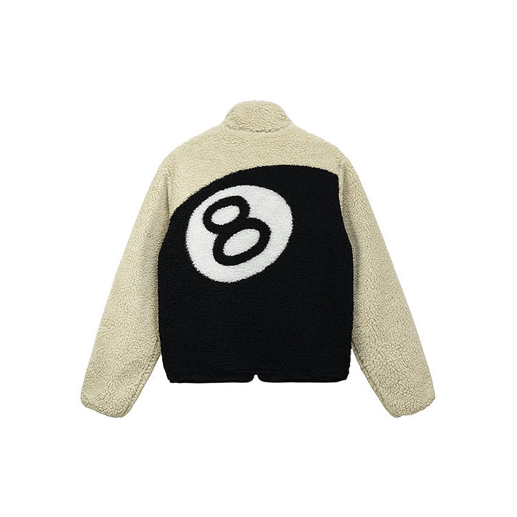 Chamarra Stussy 8 Ball Sherpa Dupla Face