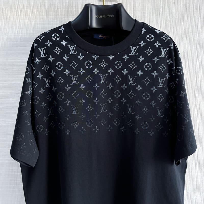 Playera Louis Vuitton Gradient Cotton Black