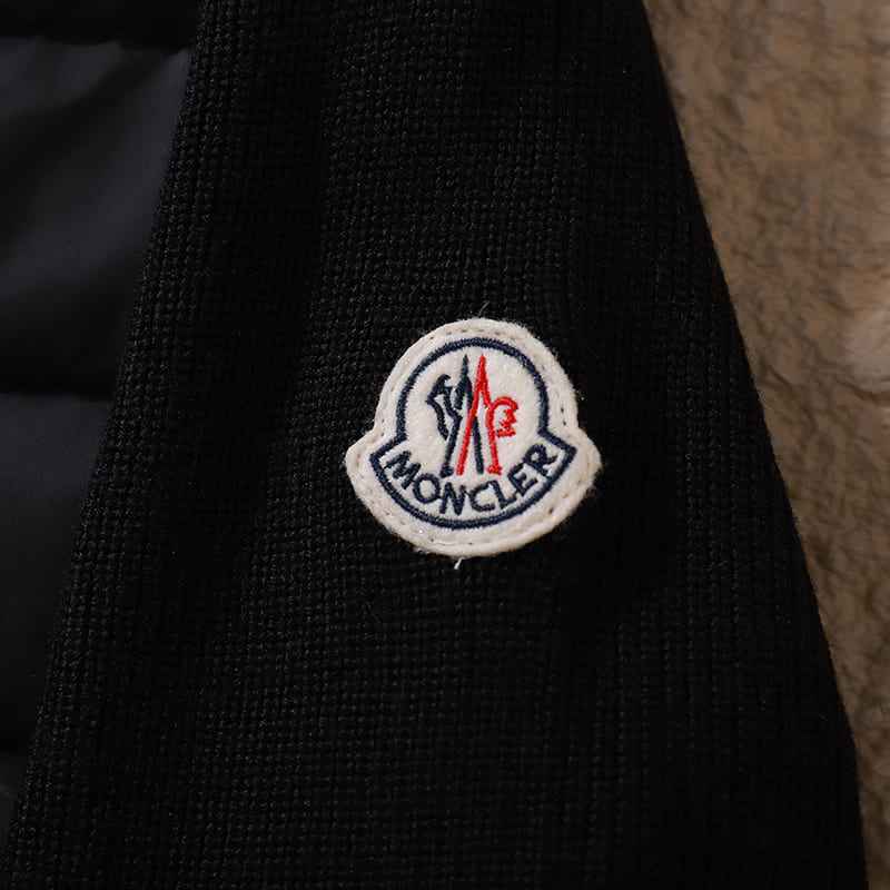 Chamarra Moncler Matelassê knitting Preta
