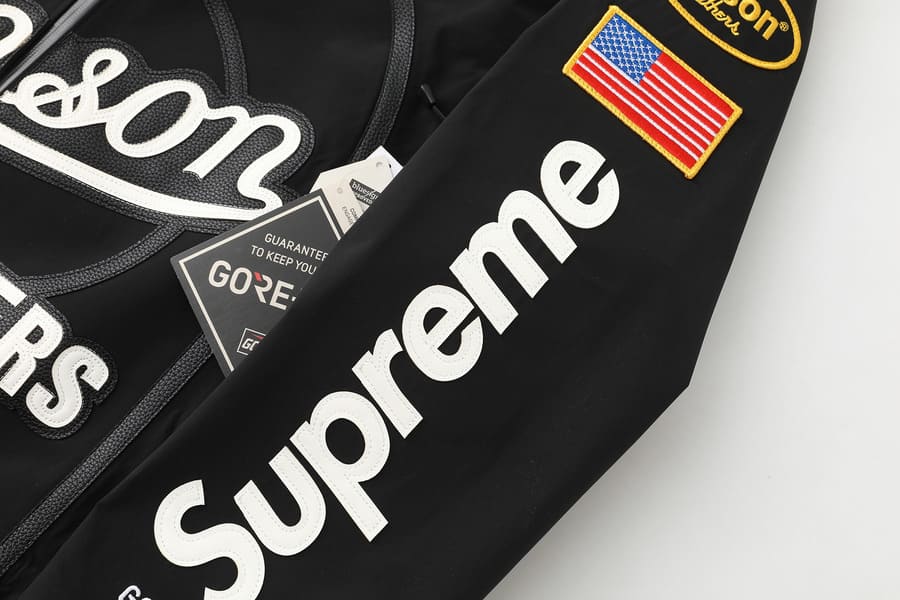 Chamarra Supreme x Vanson GORE-TEX Shell Black