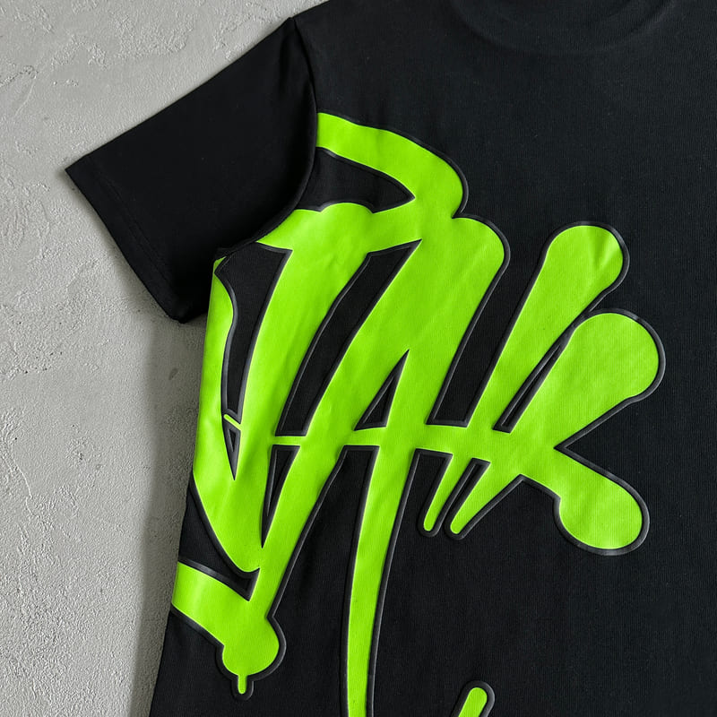 Playera Synaworld OG Logo Black/Green