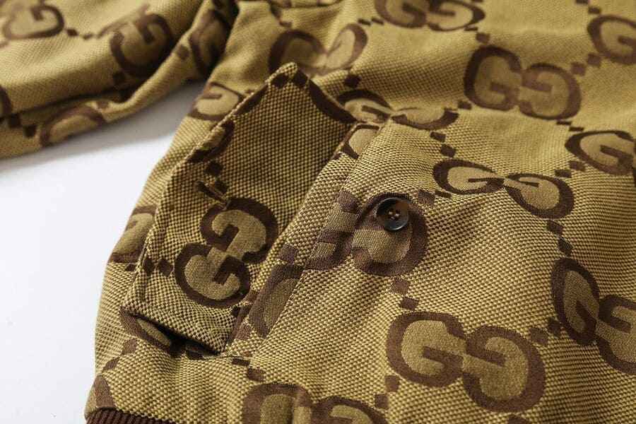 Chamarra Gucci Jumbo GG Canvas Beige