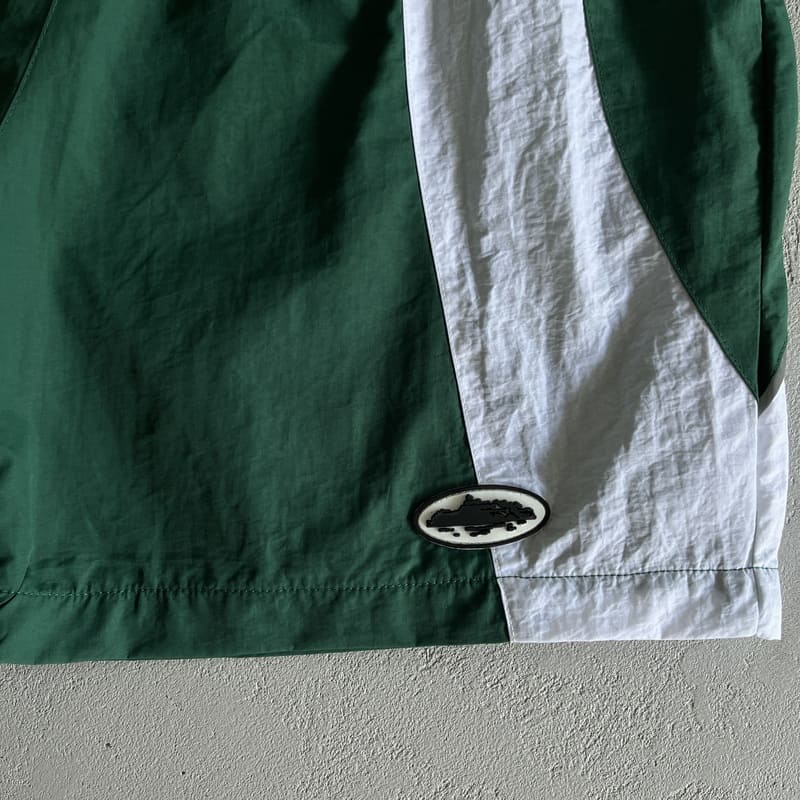Shorts Corteiz Verde Blanco
