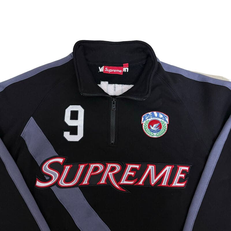 Chamarra Supreme Equipe Half Zip Preta