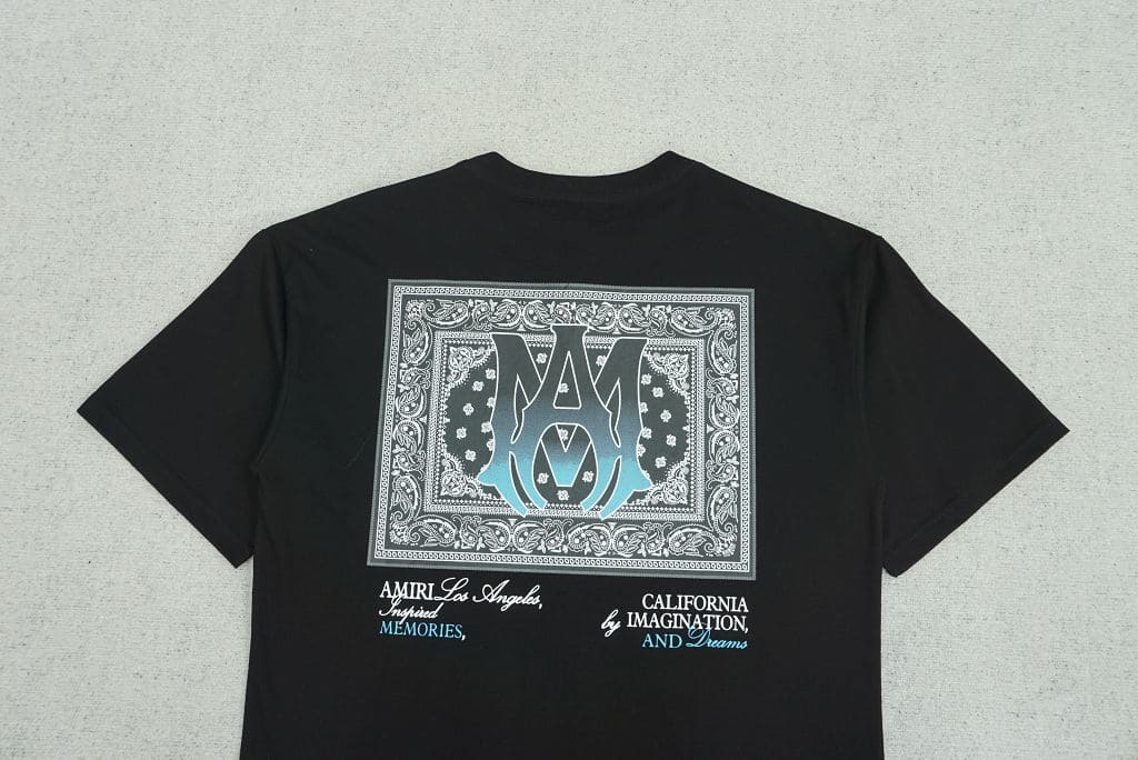 Playera Amiri Ma Bandana Black