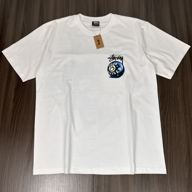 Playera Stussy x Born X Raised 8 Ball