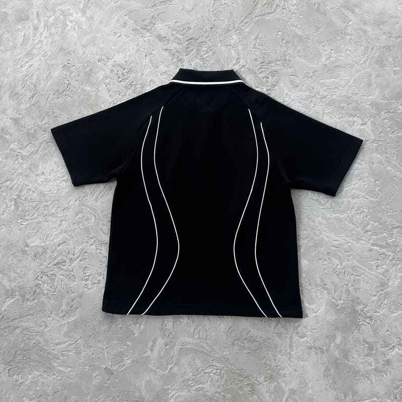 Conjunto Corteiz Island Pique Polo Negro