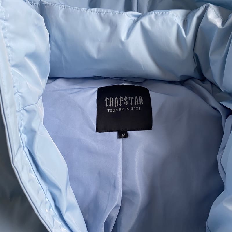 Chamarra Puffer Trapstar Detachable Ice Blue