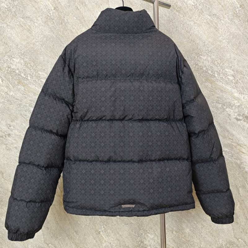 Chamarra Chrome Hearts Monogram Print Puffer Black