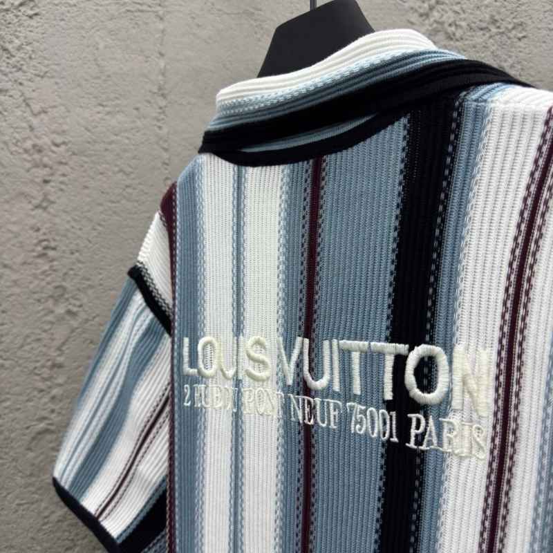 Conjunto Louis Vuitton Crochê Blanco/Azul