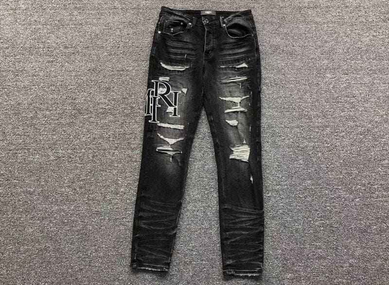 Pantalón Amiri Black Patch Jeans