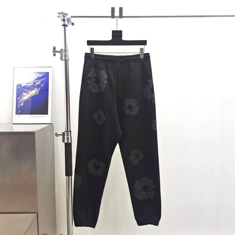 Pantalón Denim Tears Cotton Wreath Black Monochrome