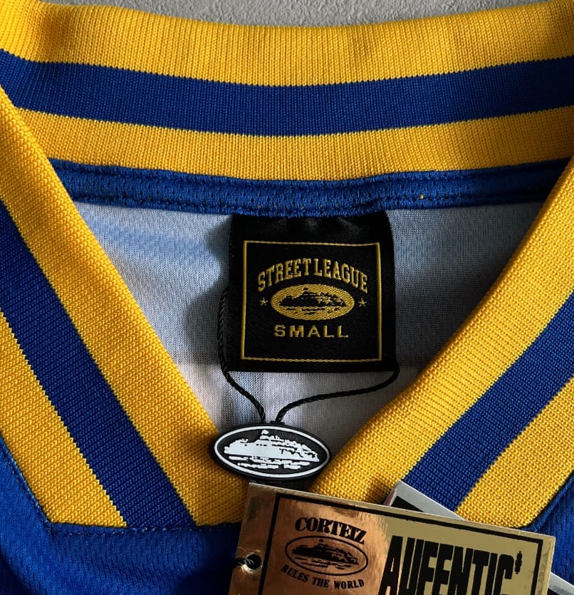 Playera Corteiz Fútbol Azul