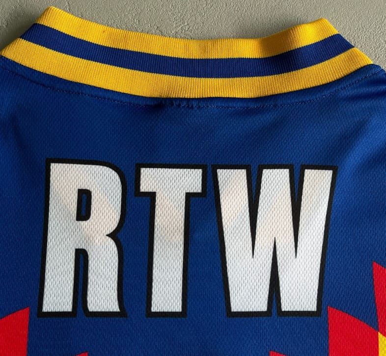 Playera Corteiz Fútbol Azul