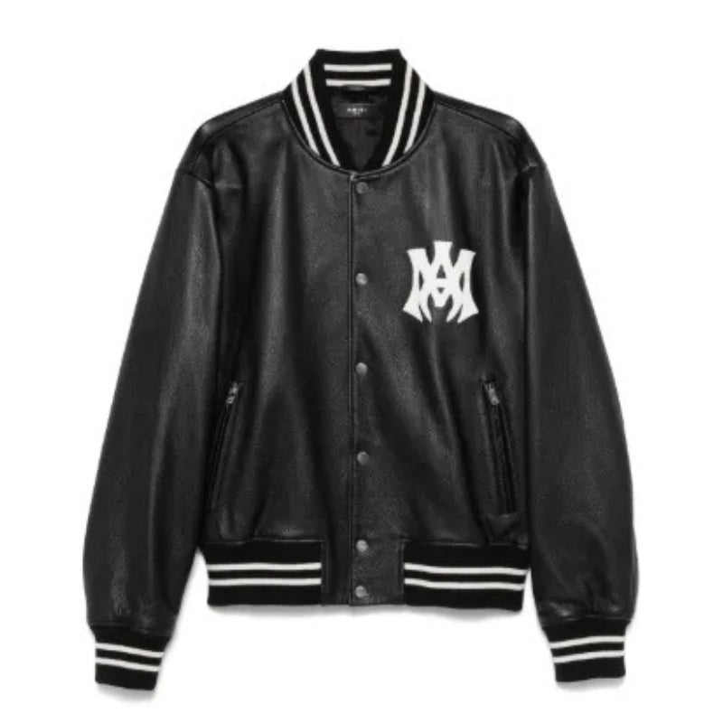 Chamarra Amiri MA Hollywood bomber Leather Black