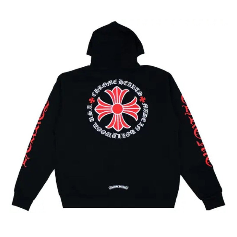 Moletom Chrome Hearts Hollywood Plus Cross Negro