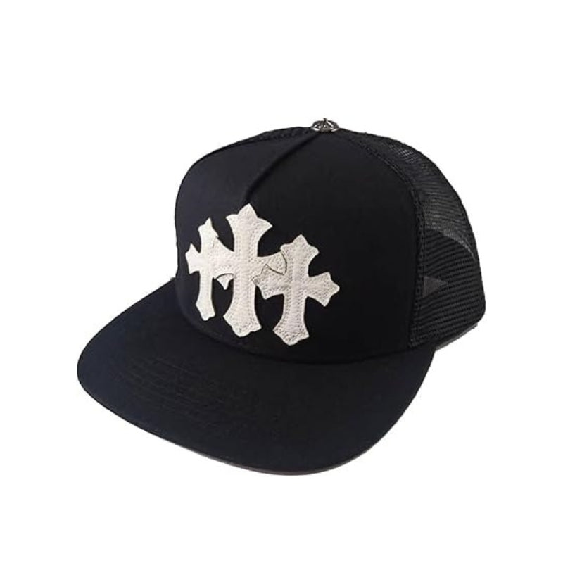 Gorra Chrome Hearts Trucker Cemetery Negro/Blanco