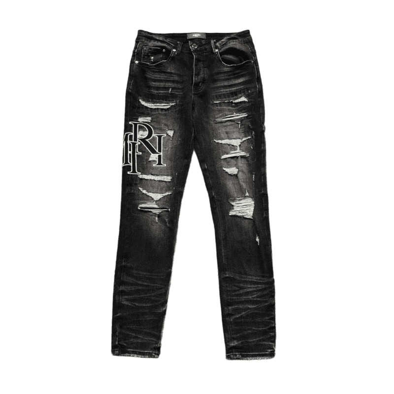 Pantalón Amiri Black Patch Jeans