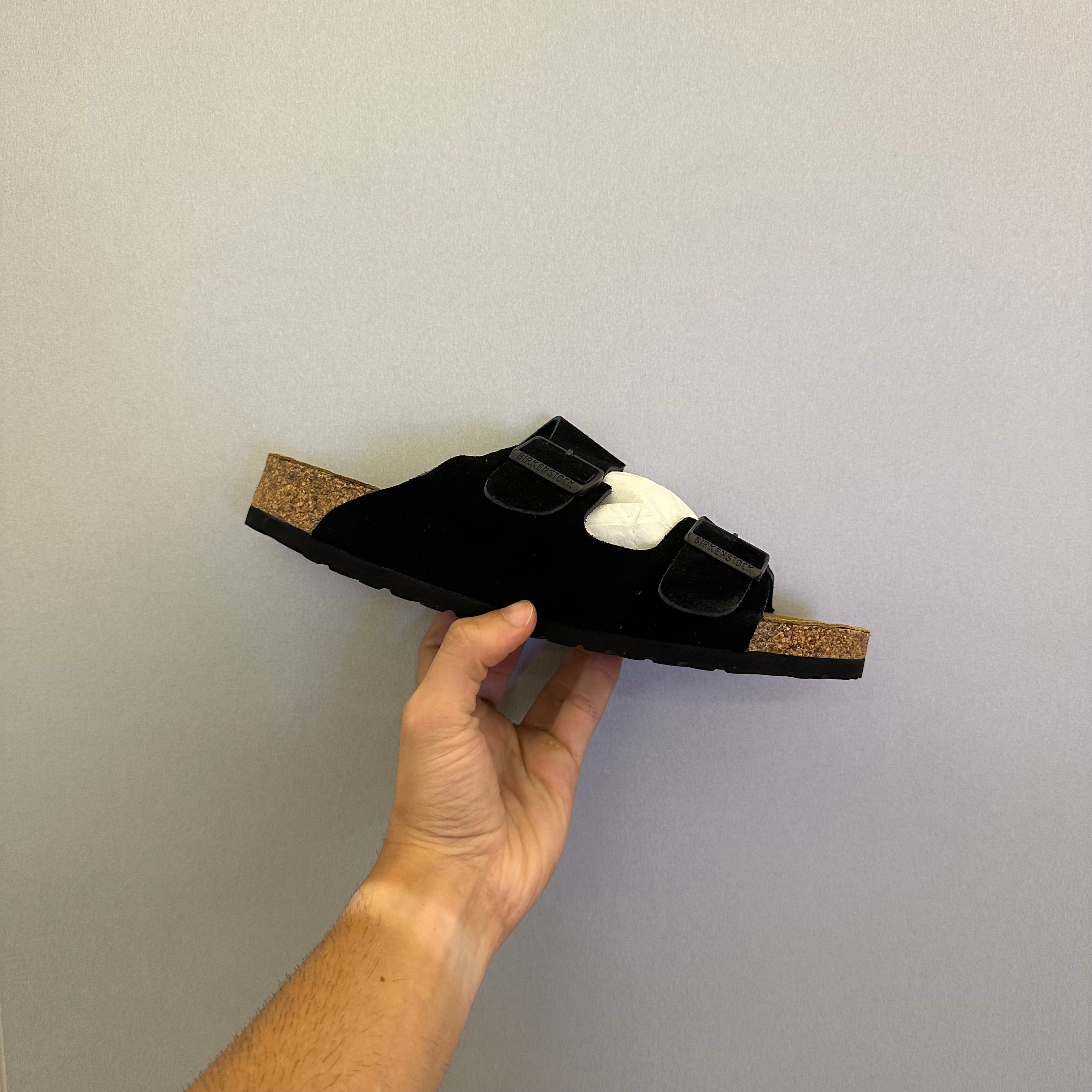Birkenstock Arizona Soft Footbed Suede Black