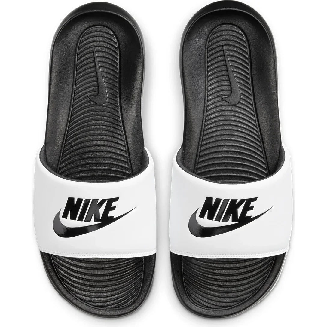 Chancla Victori - Slide - Blanco y Negro