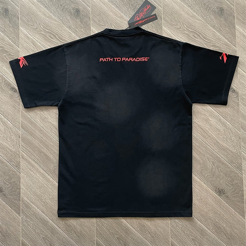 Playera Hellstar Thorn Black Red