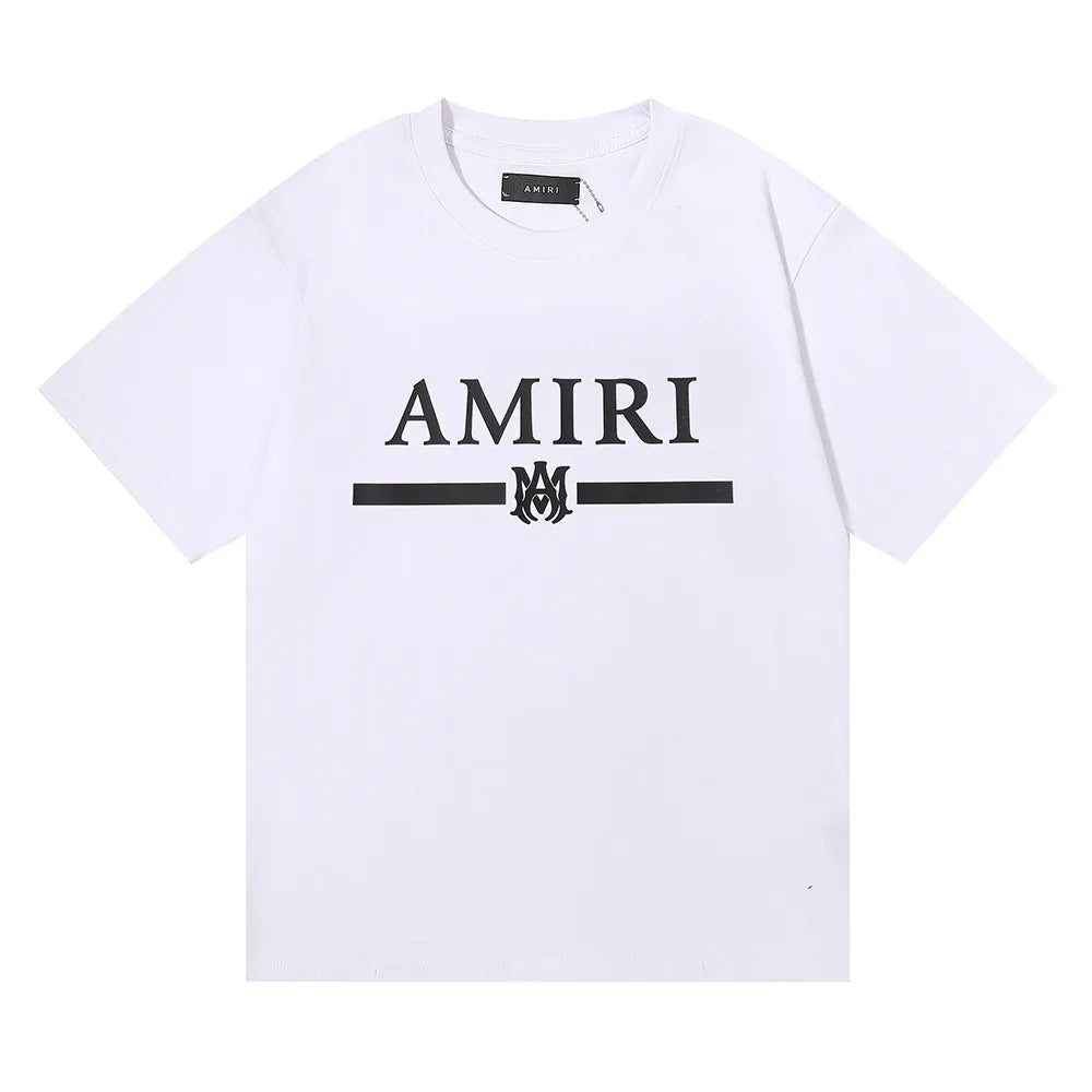 Playera Amiri Bar Logo White