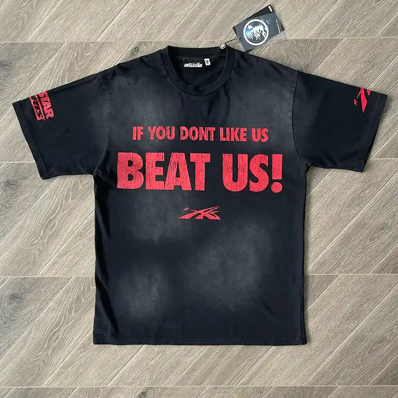 Playera Hellstar Hellstar Beat Us! Black
